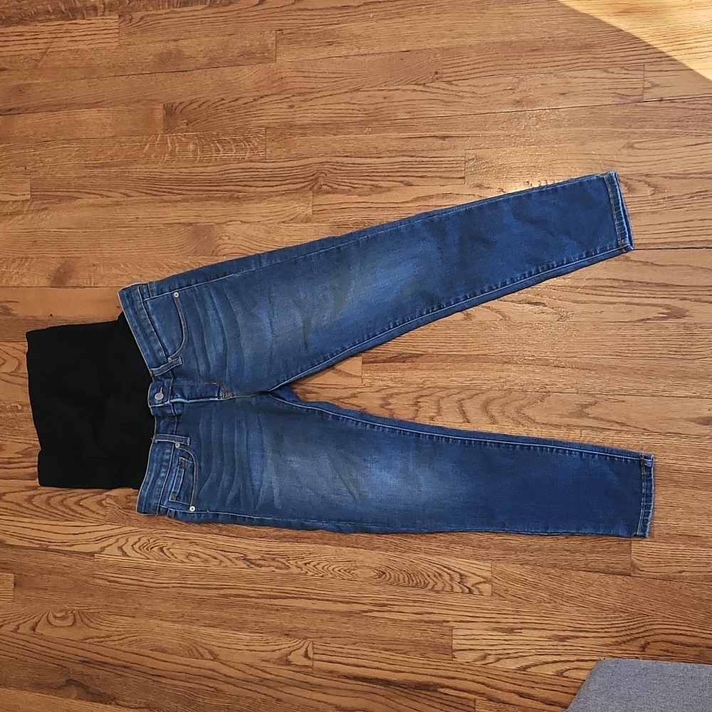 blanqi | belly support maternity jeans | 12
